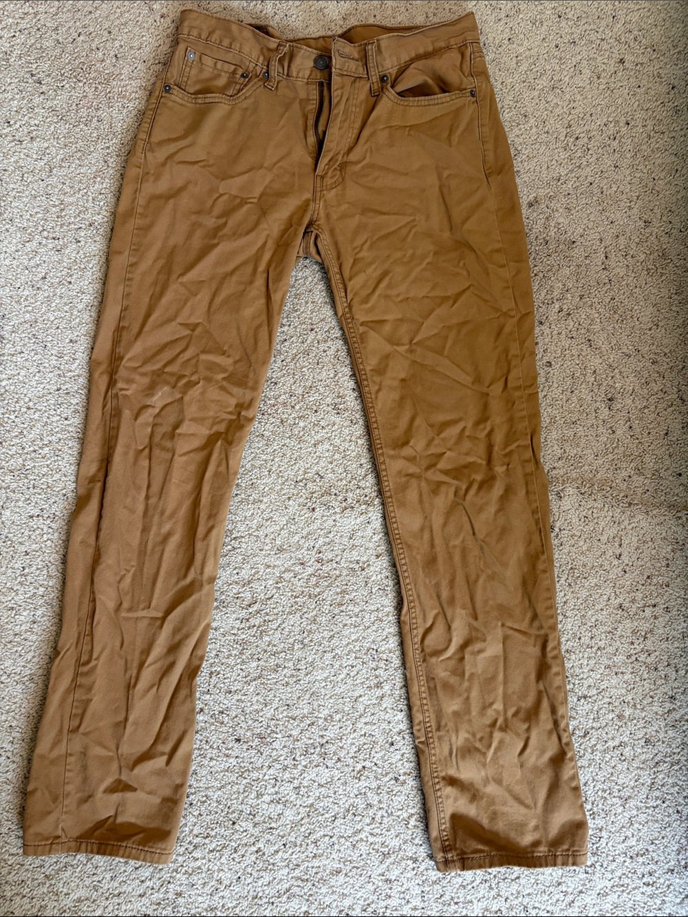 Levi's Slim Fit Tan Chino Pants